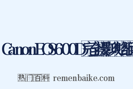 CanonEOS600D完全摄影攻略组词是什么意思的图片